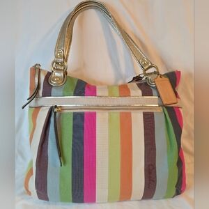 Coach Legacy Stripe 19021 With 3 Hangtags